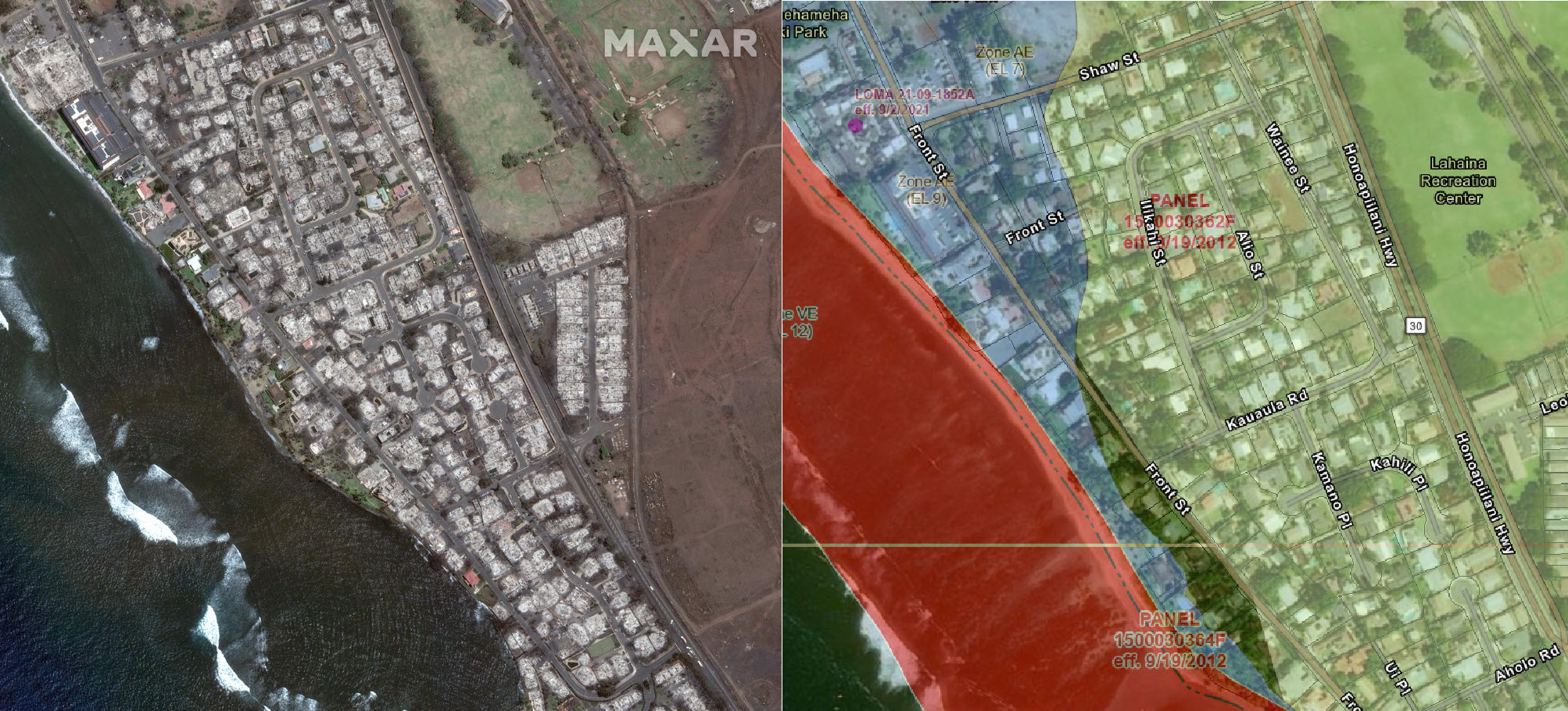 FIRM_southern lahaina maui_hi_usa_09aug2023_wv03 Wai Hālana